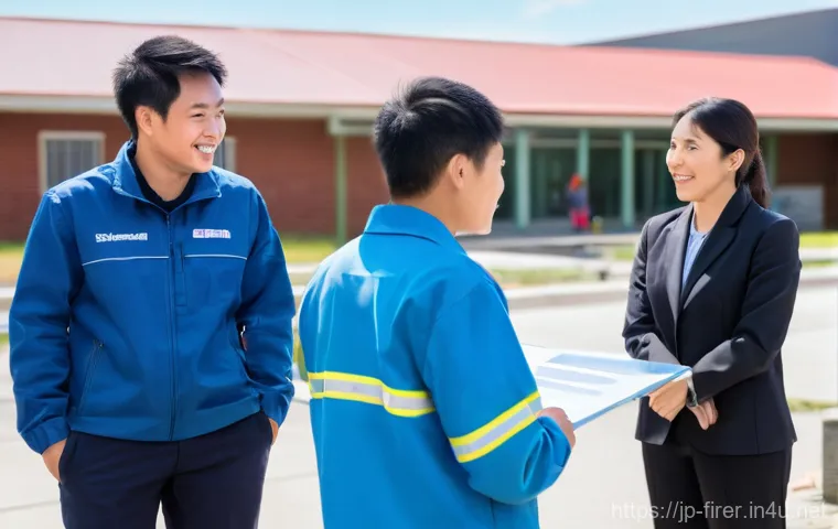 소방설비기사로서 창업 준비 - **Prompt: Smart Building Inspection with Advanced Technology** Inside a sleek, contemporary comm...