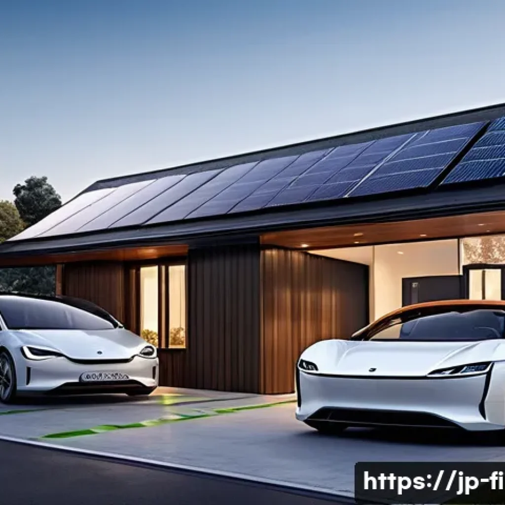소방설비기사 관련 최신 법령 정리 - **Prompt 1: Modern Battery Storage and EV Charging Under New Regulations** "A sleek, futuristic ...