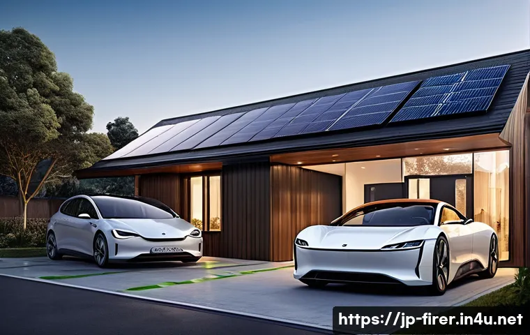소방설비기사 관련 최신 법령 정리 - **Prompt 1: Modern Battery Storage and EV Charging Under New Regulations** "A sleek, futuristic ...