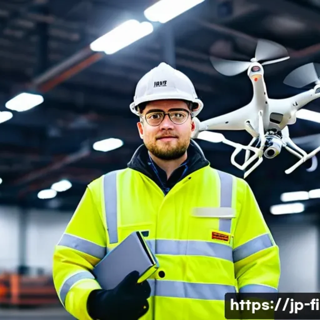 소방설비기사로서 성장하는 방법 - **Prompt: The Future of Fire Safety Inspection with AI and Drones** "A male fire protection engi...
