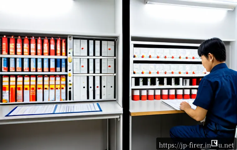 소방설비기사 이론과 실무의 차이 - Photorealistic split-scene comparison of fire protection engineering theory and practical work: a Ja...